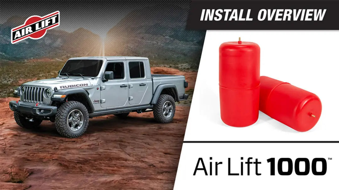 Air Lift 2020 Jeep Gladiator 4WD 1000 Air Spring Kit (alf60830)