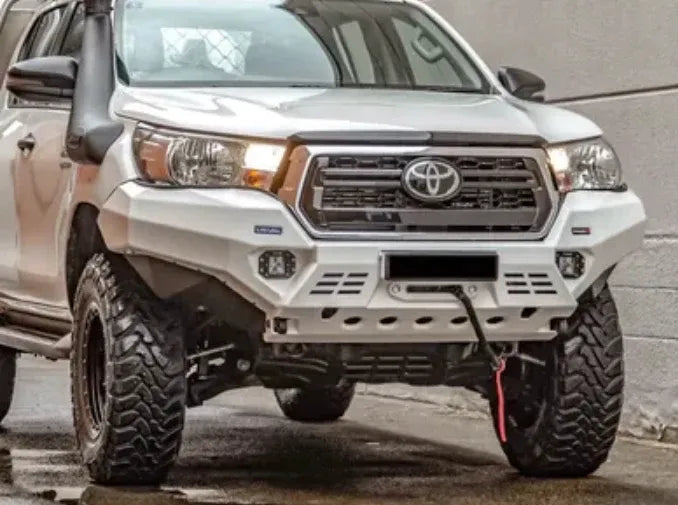Defensa Delantera Rival Toyota Hilux Rocco 2018-2021 Con Led
