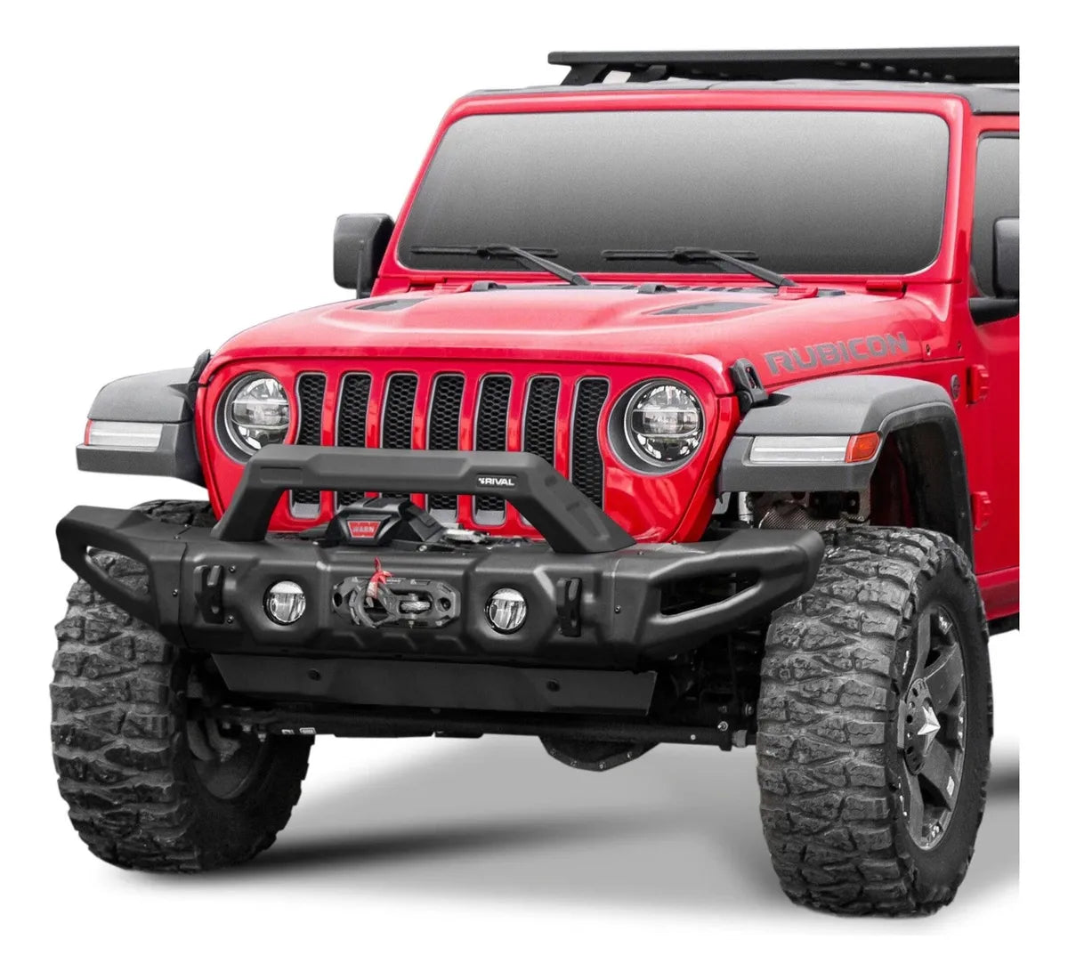 Parachoques Delantero De Acero Rival Para Wrangler-gladiator