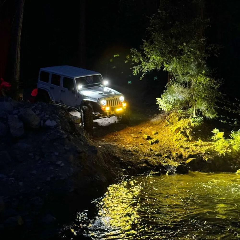 Protector De Luz Kc Hilites Slimlite Extendido Ambar