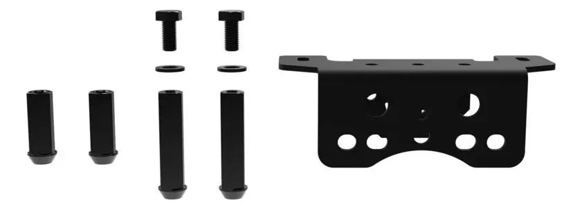 Soporte De Luz Kc Y Holder Llanta Repuesto Bronco 21+ Negro
