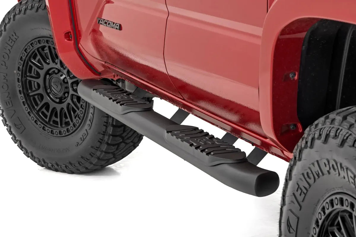 Estribos Rough Country Para Tacoma 2024-2025 2wd 4wd Negro