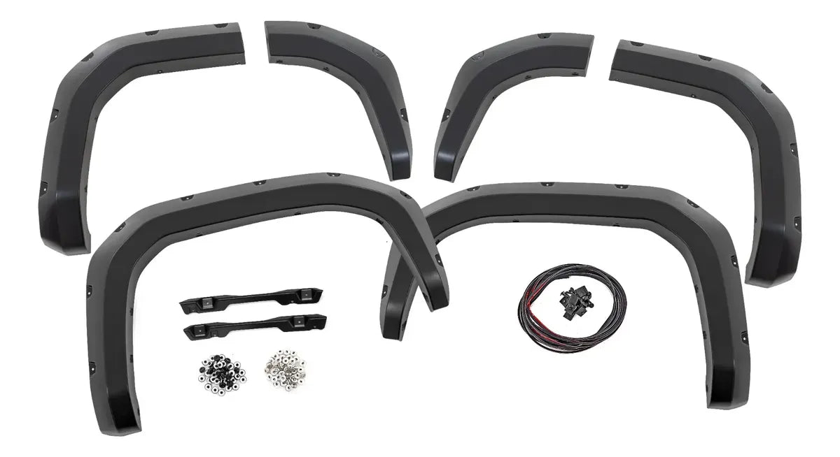 Set Cantoneras Rough Country 4runner 2025 2wd 4wd Negro