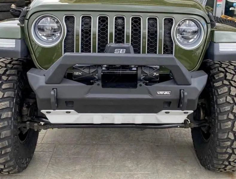 DEFENSA DELANTERA RIVAL 4X4 JEEP JL JK GLADIADOR 2007/2026 WINCH STTUBY