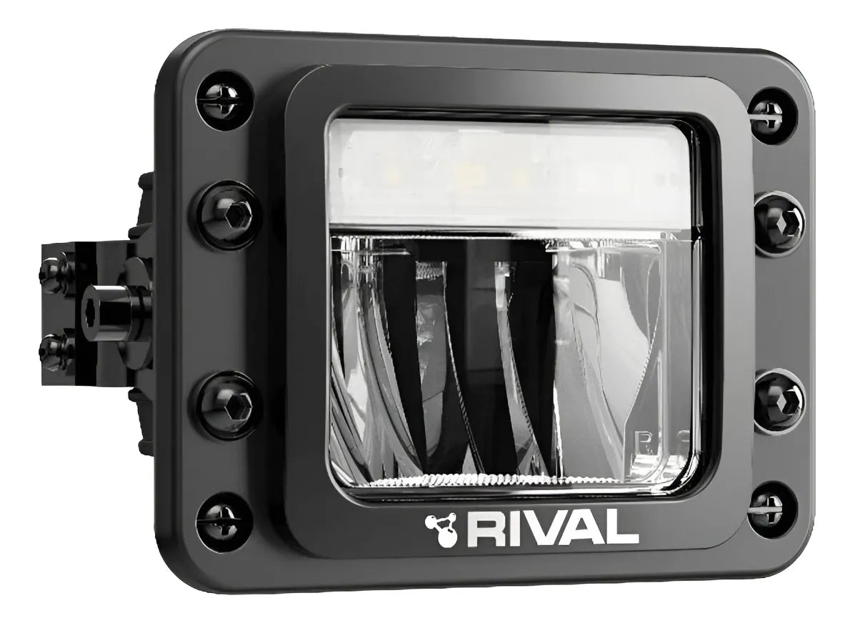 Juego De 2 Luces Led Para Bumper Rival Empotrable