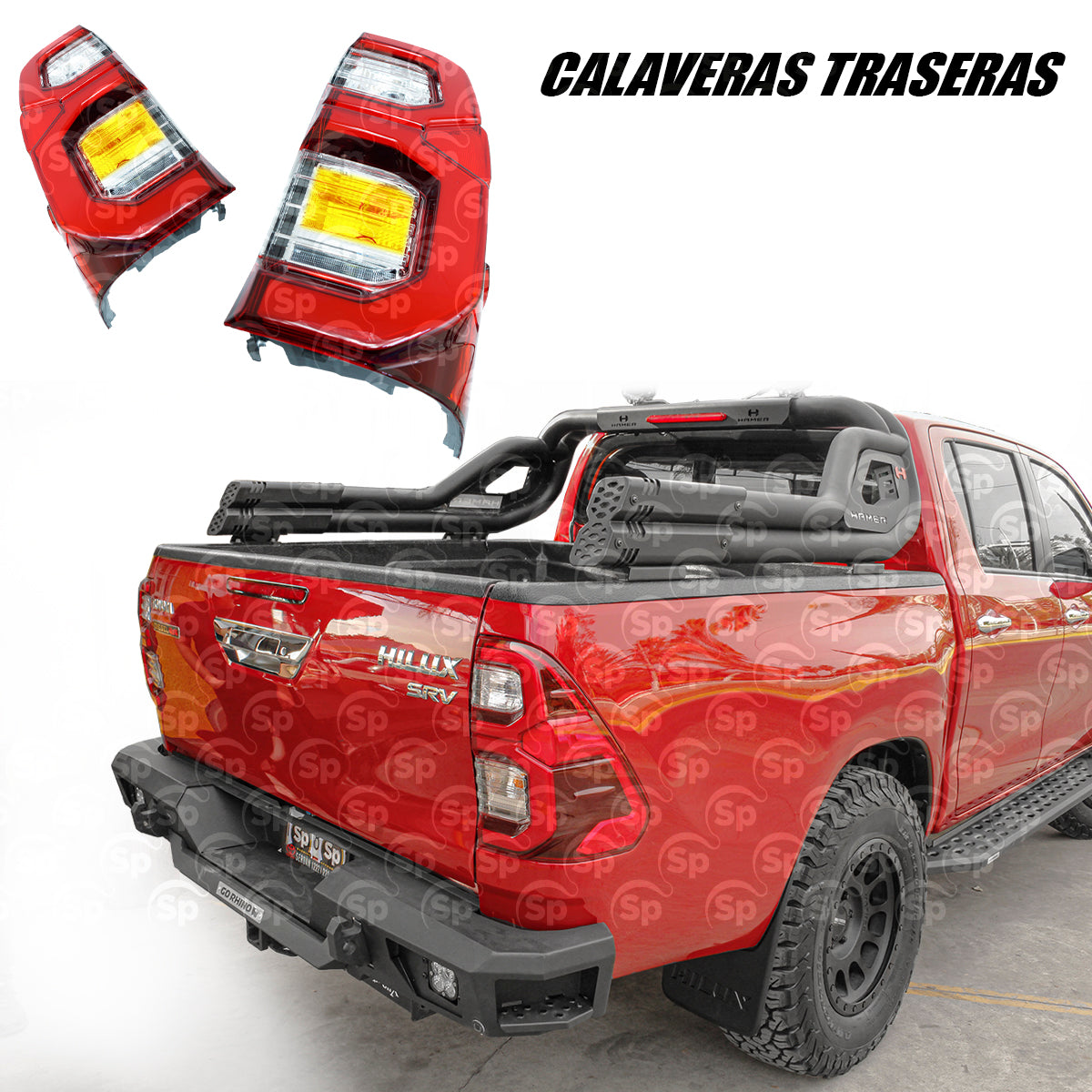 BODY KIT TOYOTA HILUX REVO 2016-2023 CONVERSION A TOYOTA TUNDRA 2023 LINEA NUEVA