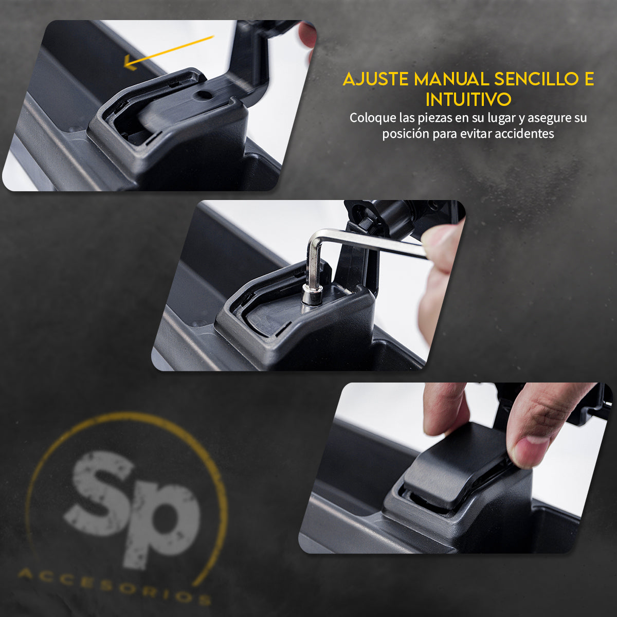 SOPORTE DE TELÉFONO DE TABLERO ABS PARA JEEP WRANGLER JL 2018 - 2024