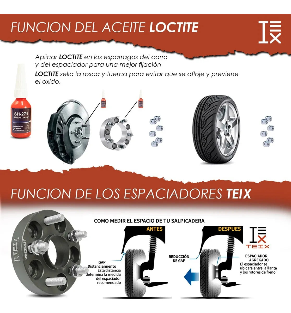 Espaciadores Teix 5x100 56.1 1 12x1.25 Impreza G2 2000