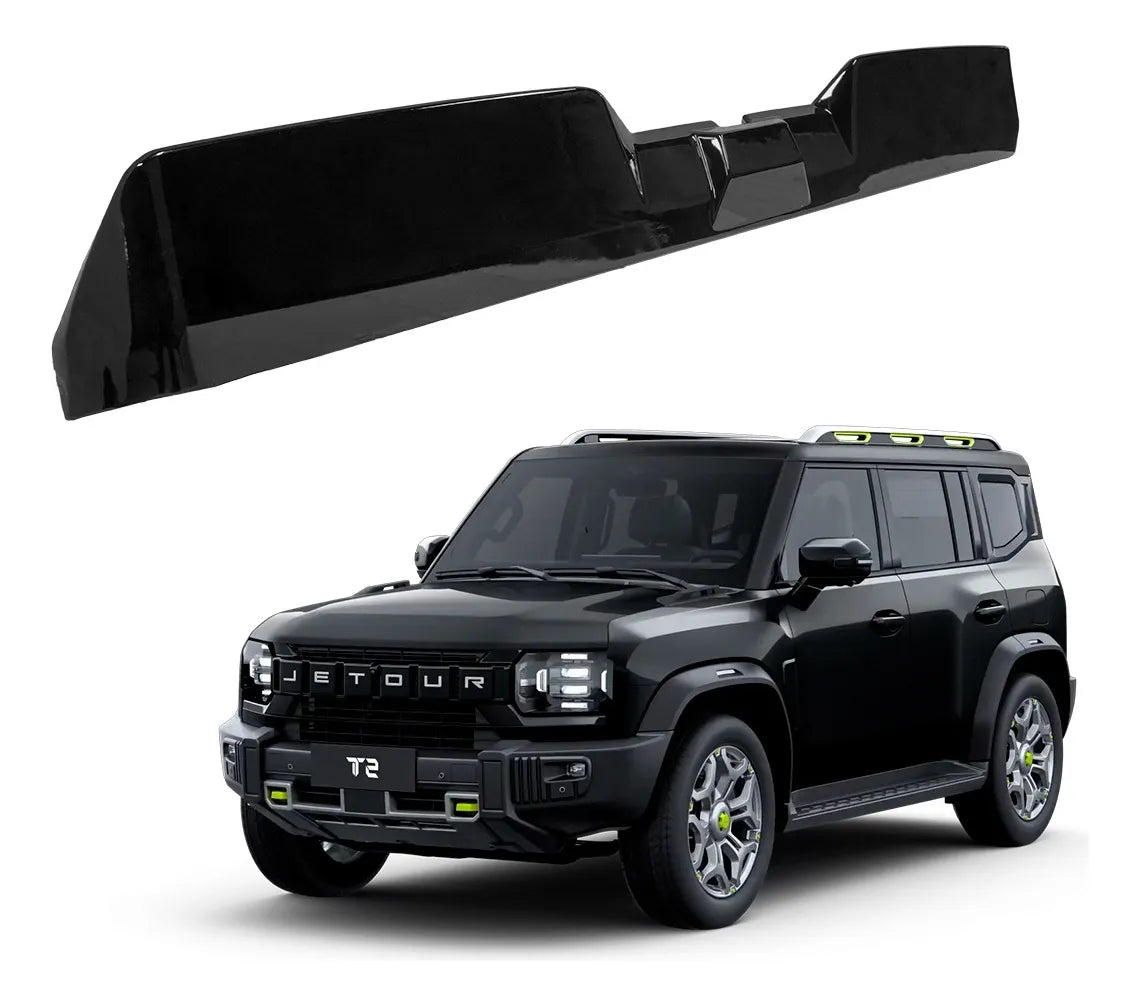 Alerón Trasero De Platico Abs Negro Brillante Para Jetour T2