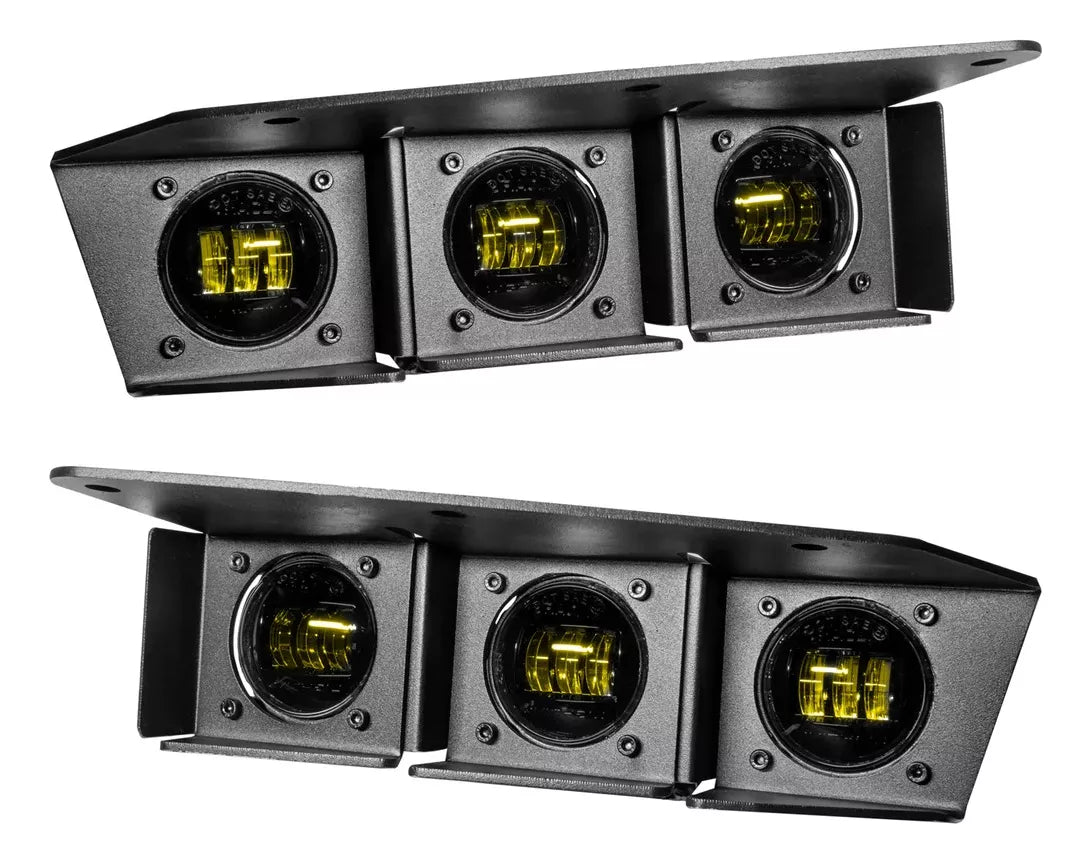 FAROS DE NIEBLA ORACLE LIGHTING FORD BRONCO TRIPLE LED AMBAR