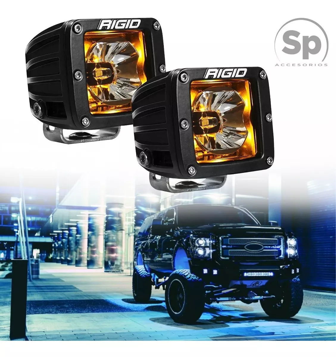 PAR DUALLYS RIGID INDUSTRIES RADIANCE CAMIONETA RZR CAN AM MOTO