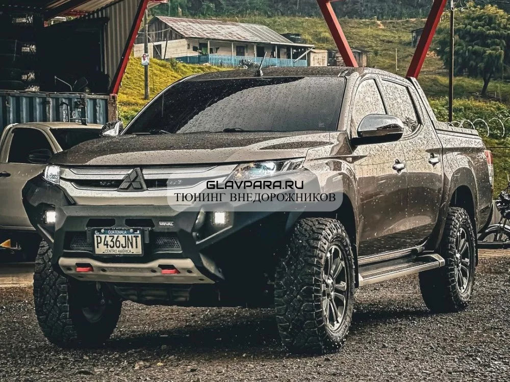DEFENSA DELANTERA RIVAL PARA MITSUBISHI L200 2021 A 2024