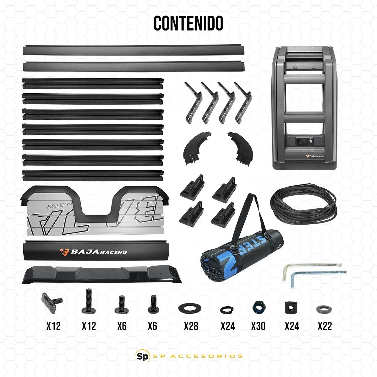 Portaequipaje Con Escalera De Acero Para Tank300 2024+