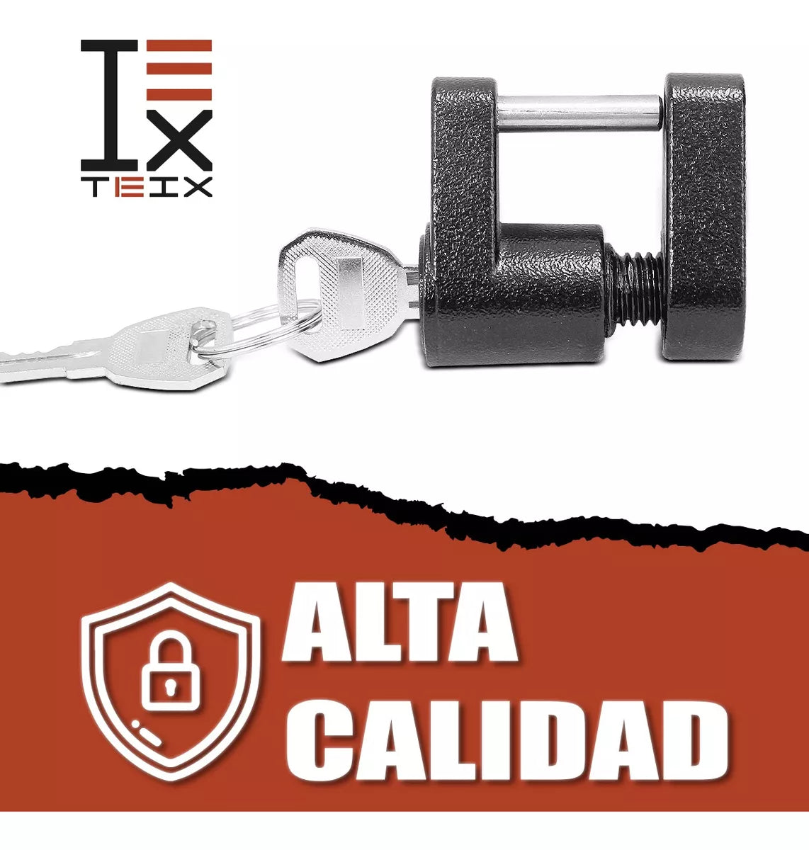 PASADOR PARA JALON TIRON HITCH COPLE DE REMOLQUE CON LLAVE UNIVERSAL
