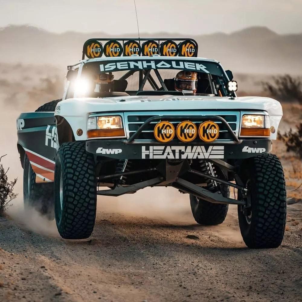 MICA PROTECTORA VINIL KC HILITES FARO 5IN NEGRO/BLANCO