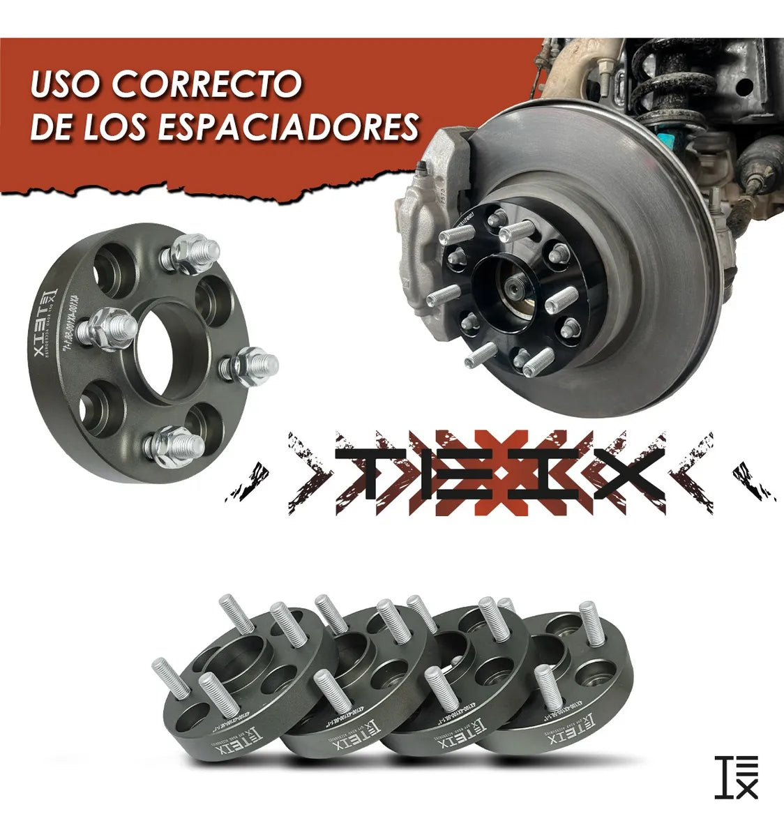 Espaciadores: 4x100 56.1mm/ 12x1.5 1 Civic 2000