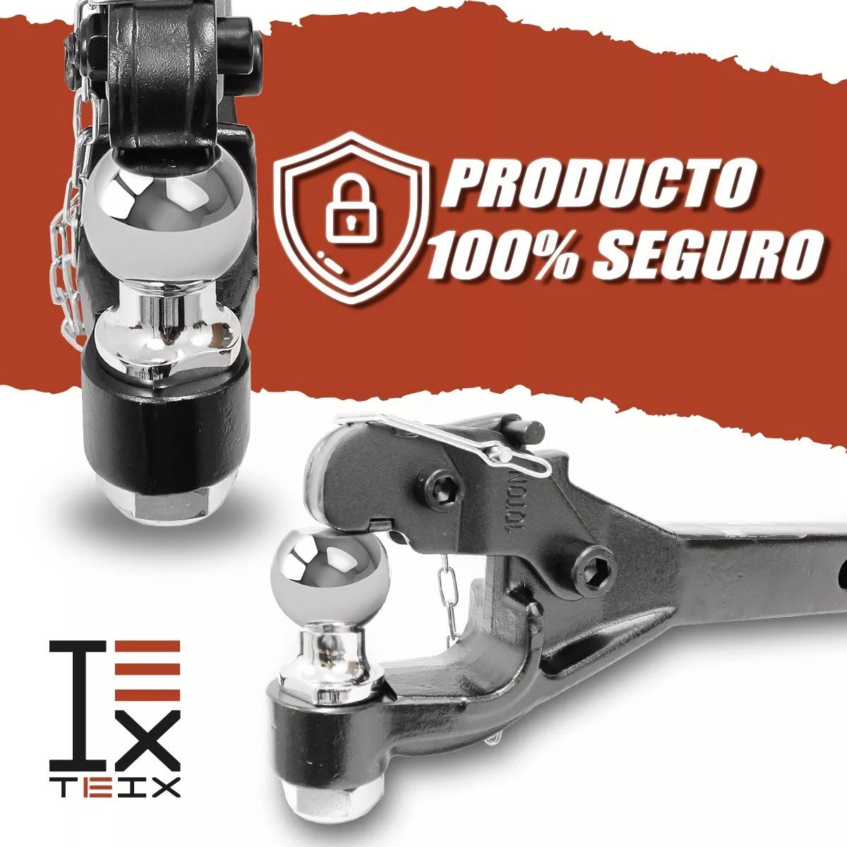 ACOPLAMINETO DE ENGANCHE PARA AUTOMOVIL 2" DE LARGO