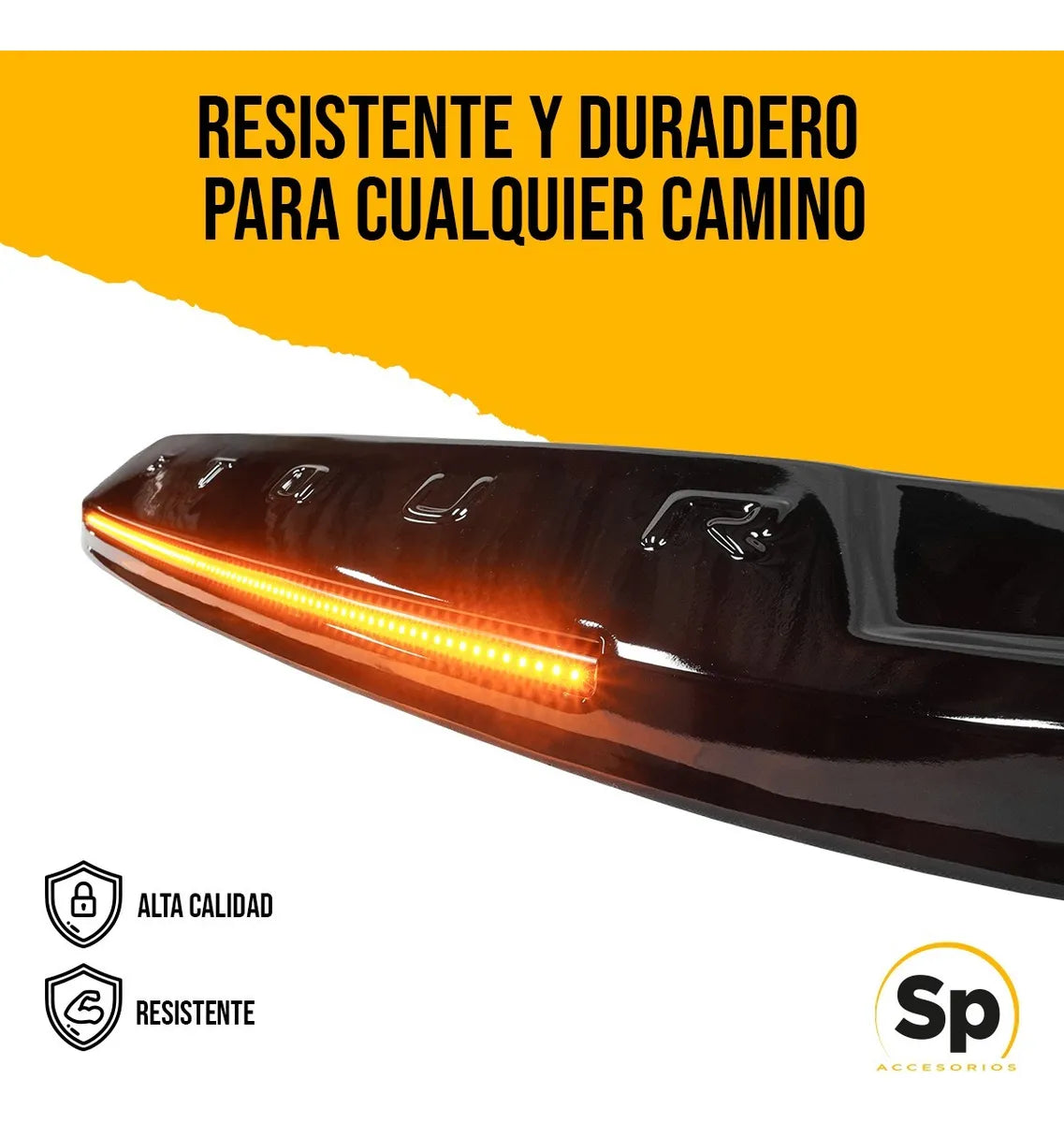 DEFLECTOR DE COFRE CON LED AMBAR/ JETOURT2 2024