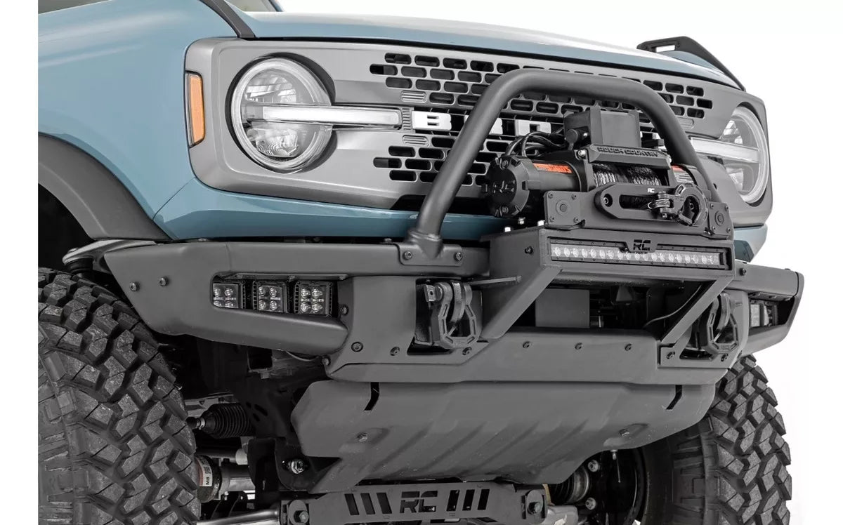 MONTAJE DEFENSA ORIGINAL BASE WINCH FORD BRONCO 2021 A 2023