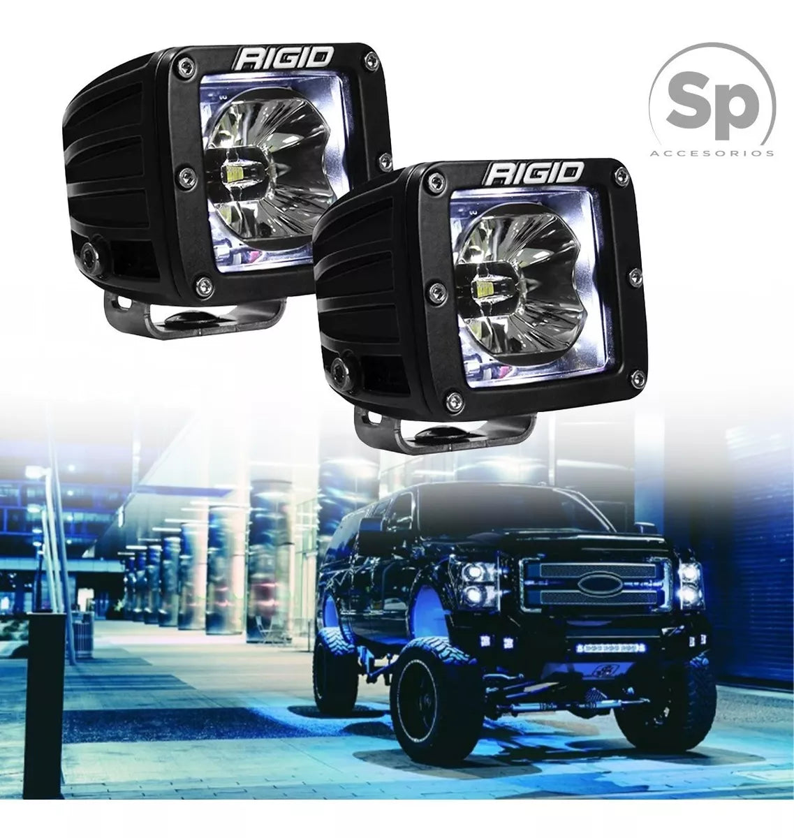 PAR DUALLYS RIGID INDUSTRIES RADIANCE CAMIONETA RZR CAN AM MOTO