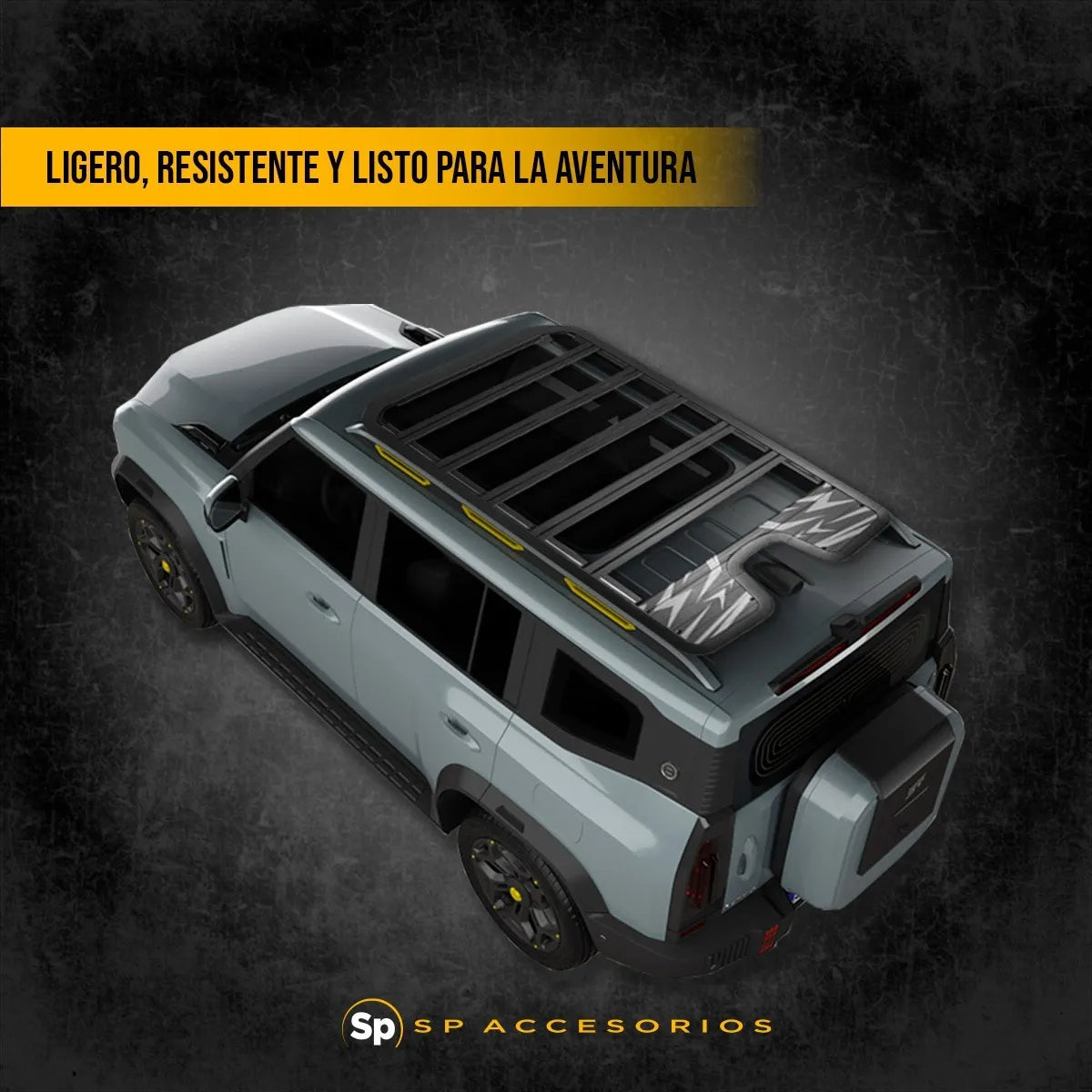 Portaequipajes AW de Aluminio con Spoiler para Jetour T2 2024