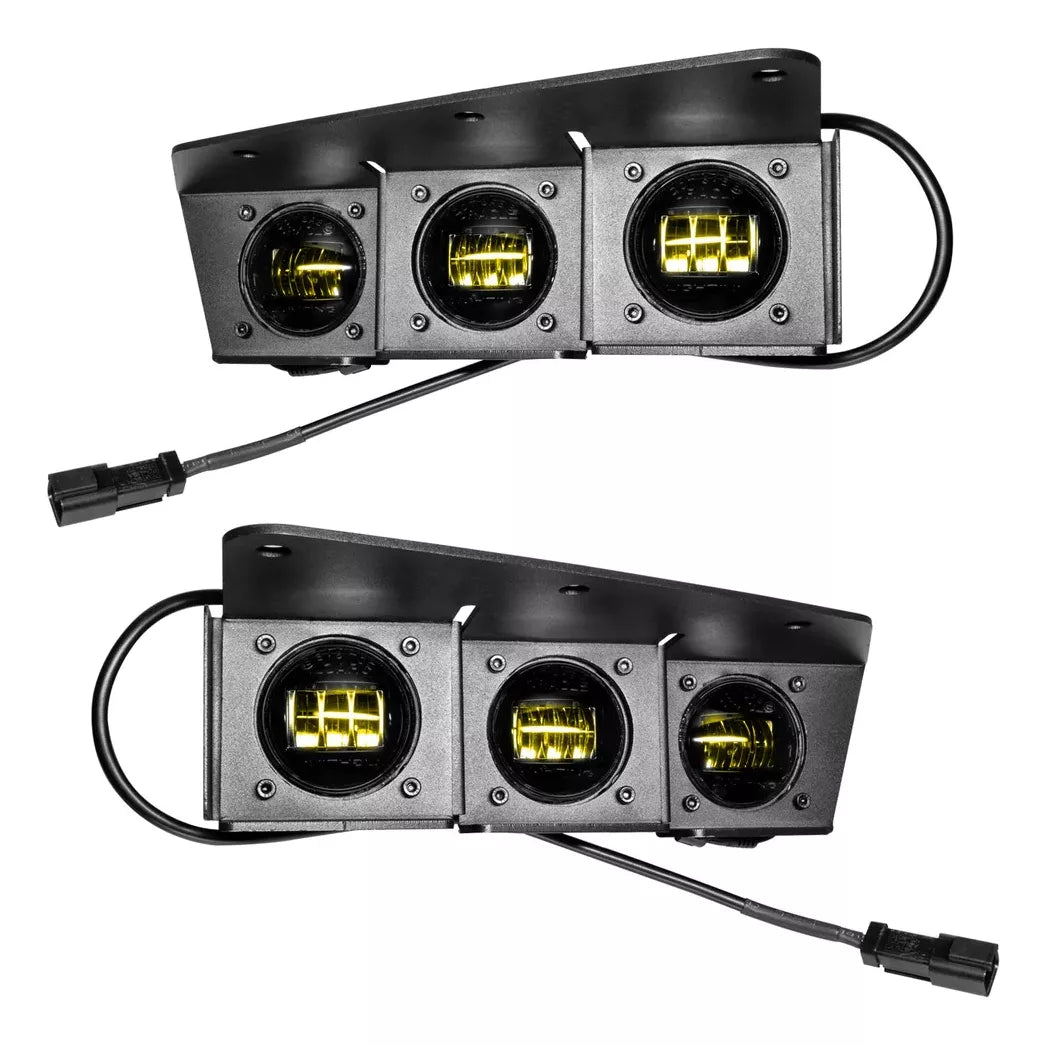 FAROS DE NIEBLA ORACLE LIGHTING FORD BRONCO TRIPLE LED AMBAR