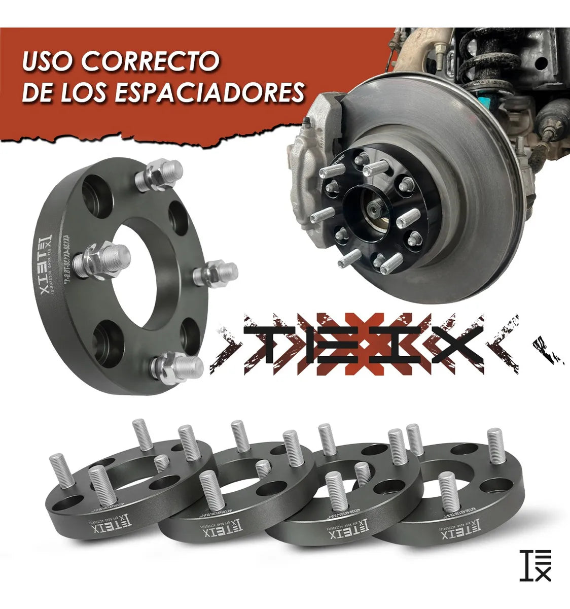 Espaciadores Vw Vocho 1 Gris 4x130 14x1.5 78.6mm