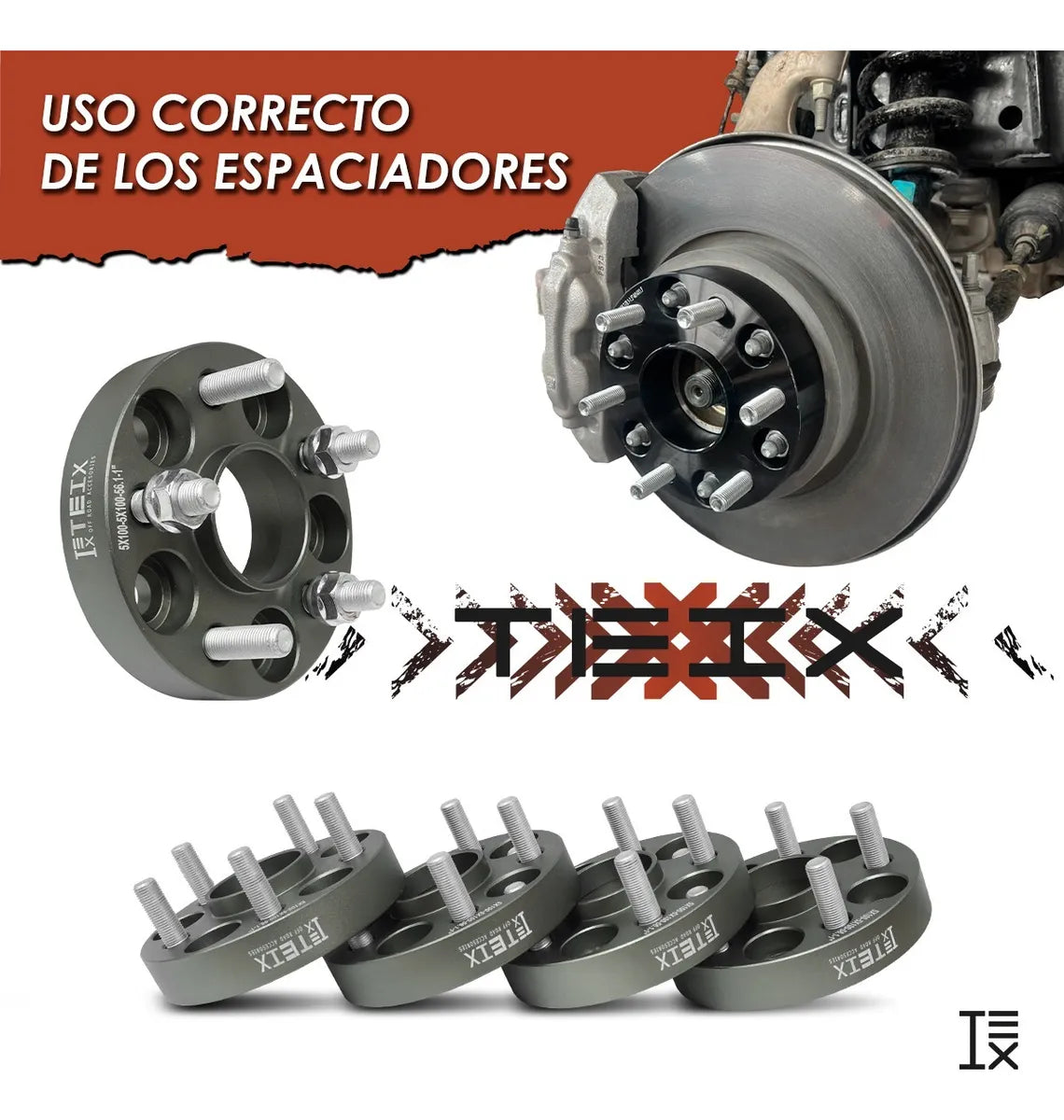 Espaciadores Teix 5x100 56.1 1 12x1.25 Impreza G2 2000
