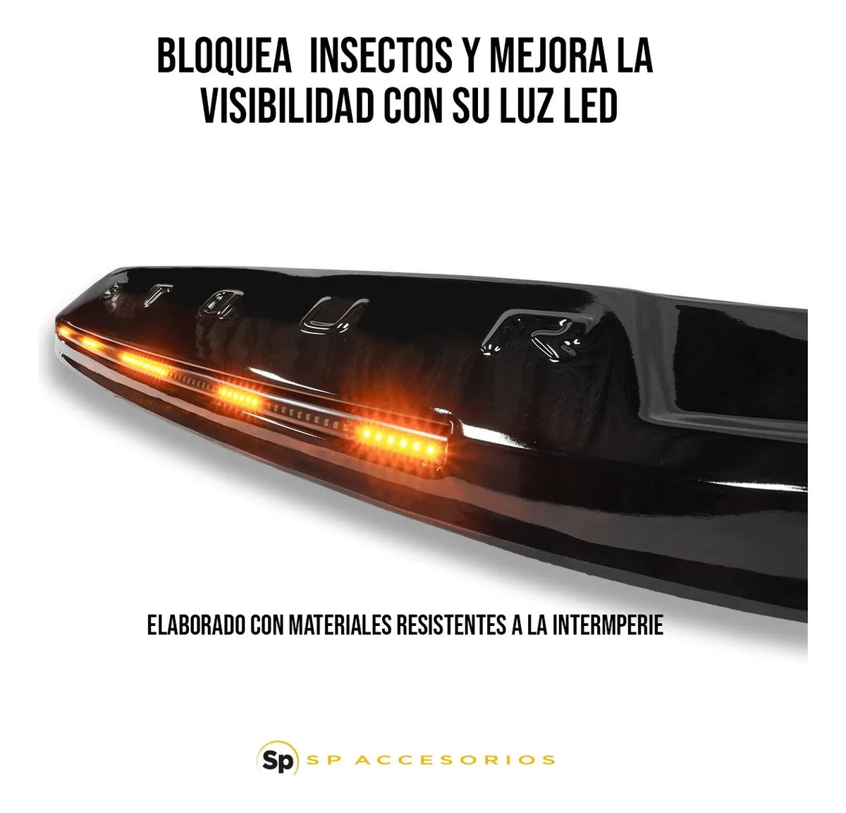 DEFLECTOR DE COFRE CON LED AMBAR/ JETOURT2 2024
