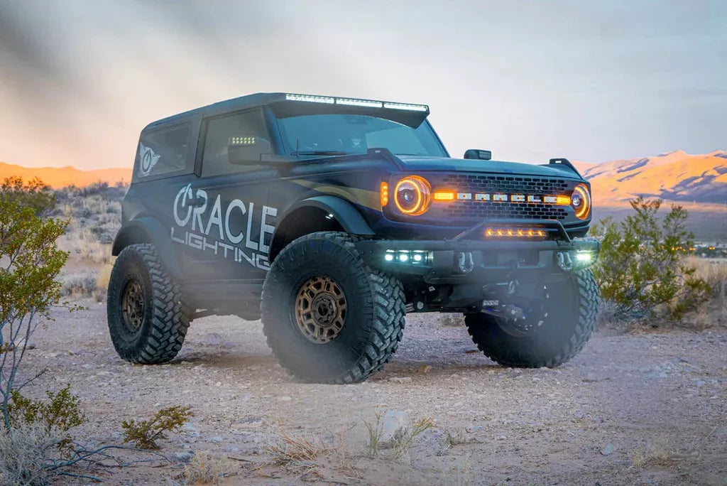 FAROS DE NIEBLA ORACLE LIGHTING FORD BRONCO TRIPLE LED AMBAR