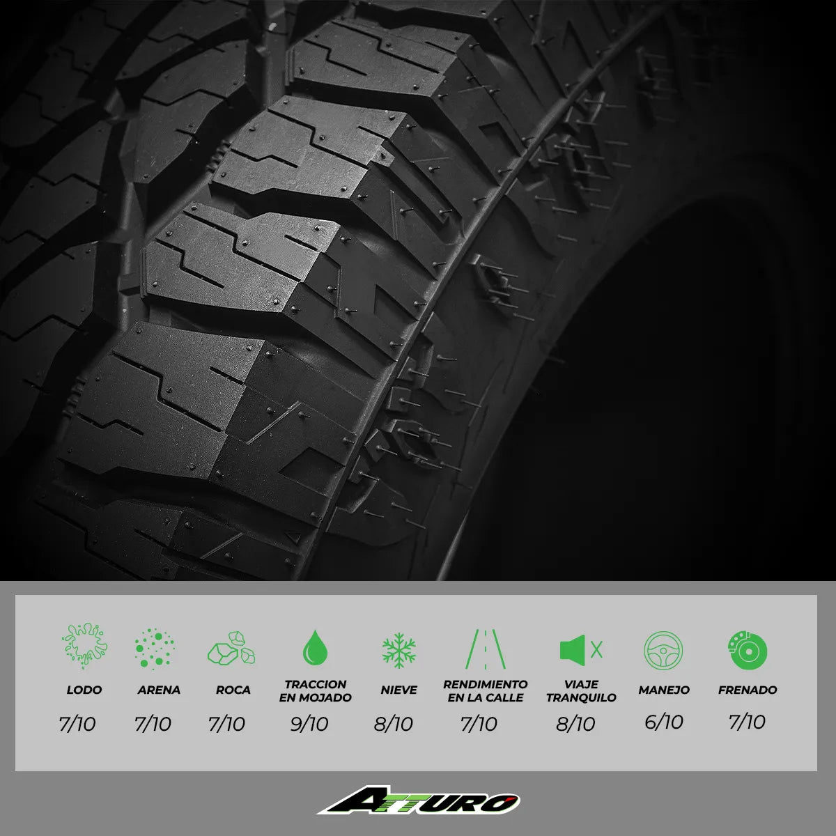 LLANTA ATTURO TRAIL BLADE ATS/ LT315/70 R17 121/118Q