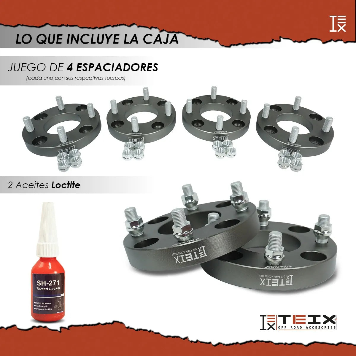 Espaciadores Vw Vocho 1 Gris 4x130 14x1.5 78.6mm