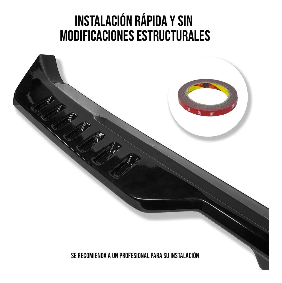 Alerón Trasero De Platico Abs Negro Brillante Para Jetour T2