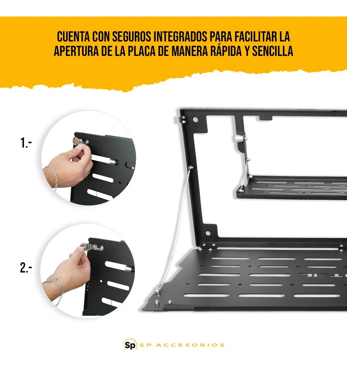 Placa de almacenamiento de puerta trasera para JETOUR T2 2024