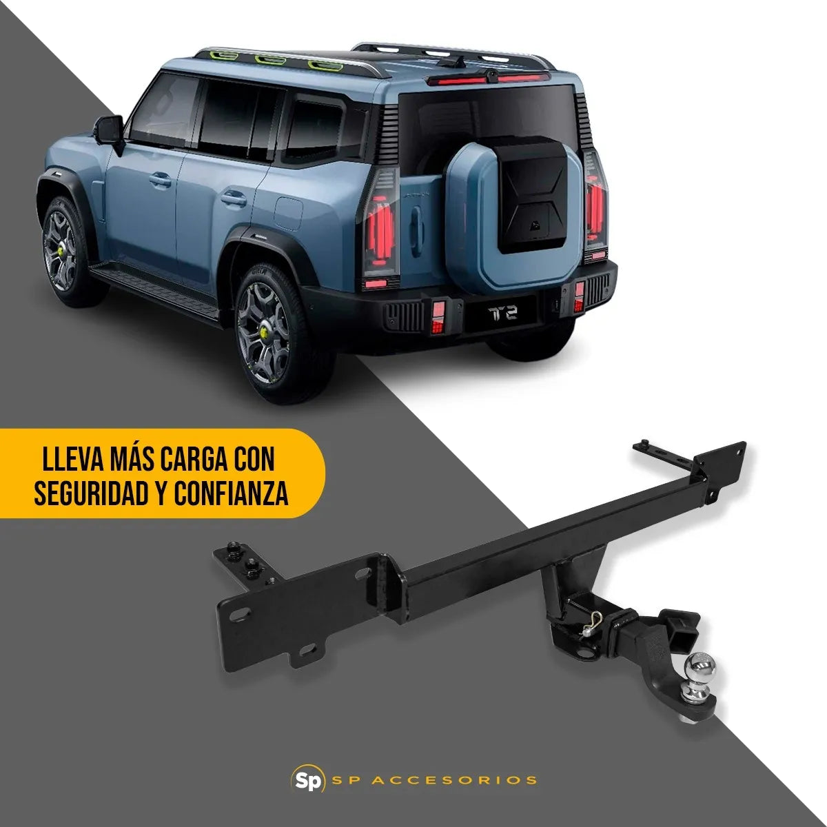 Barra De Tiron Con Diseño Exacto Para Jetour T2 2024+