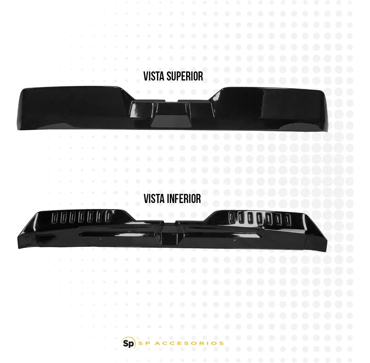 Alerón Trasero De Platico Abs Negro Brillante Para Jetour T2