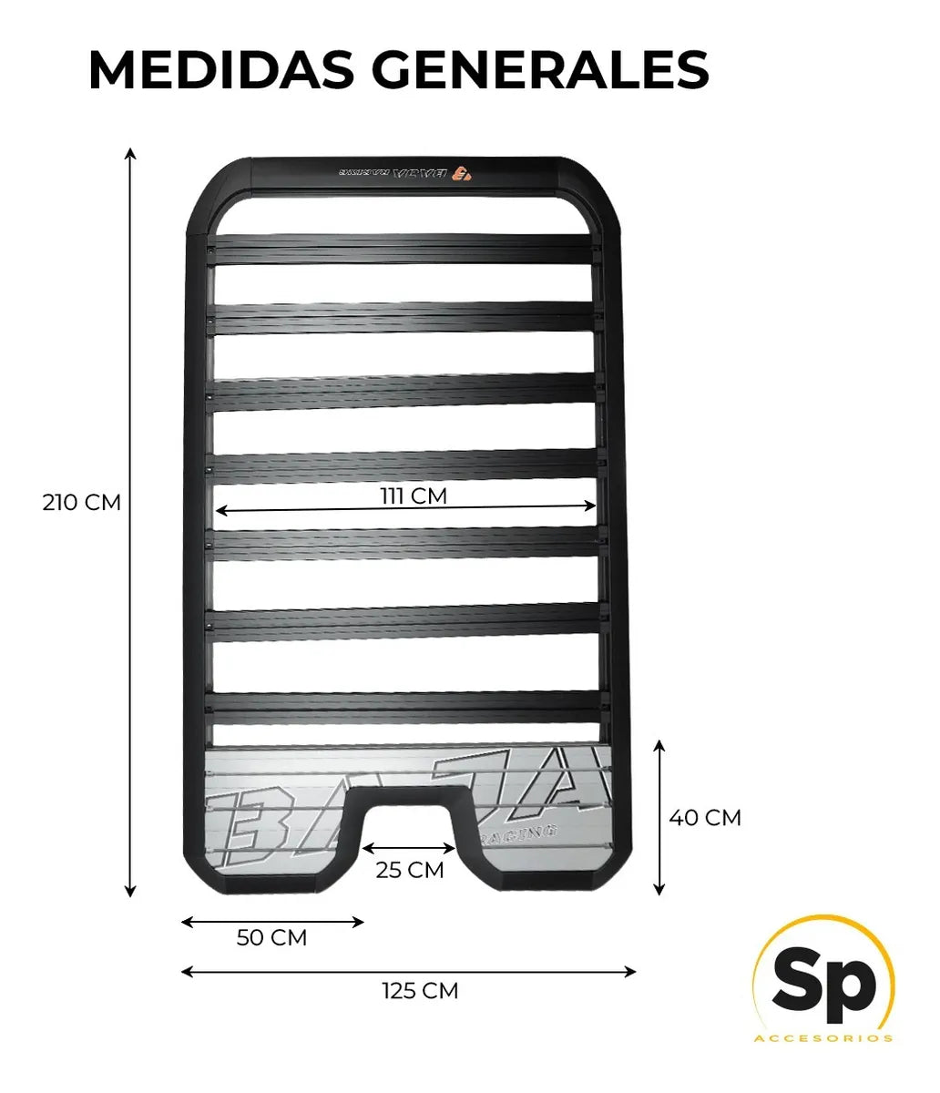 Portaequipaje Con Escalera De Acero Para Tank300 2024+