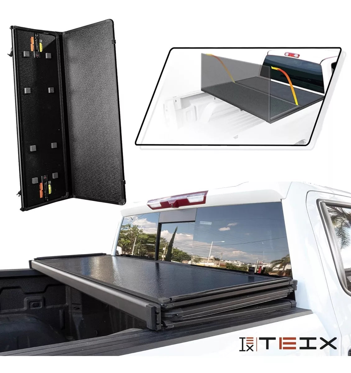 TAPA PARA CAJA TIPO AGENCIA PARA NISSAN NP300 FRONTIER 2016 A 2022