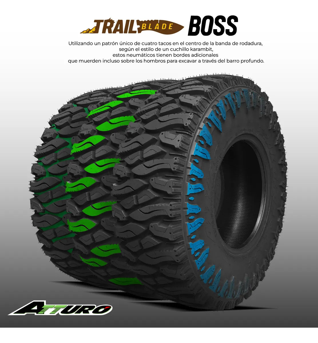 LLANTA ATTURO 40x13.50 R17LT TRAIL BLADE BOSS 136Q 10PR