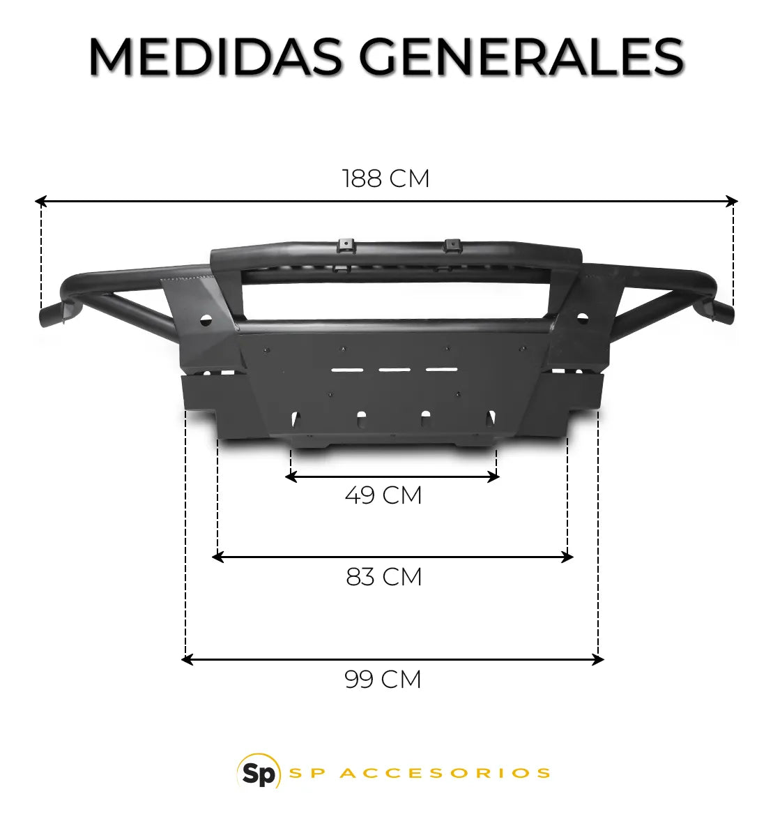 DEFENSA DELANTERA PARA TANK 300