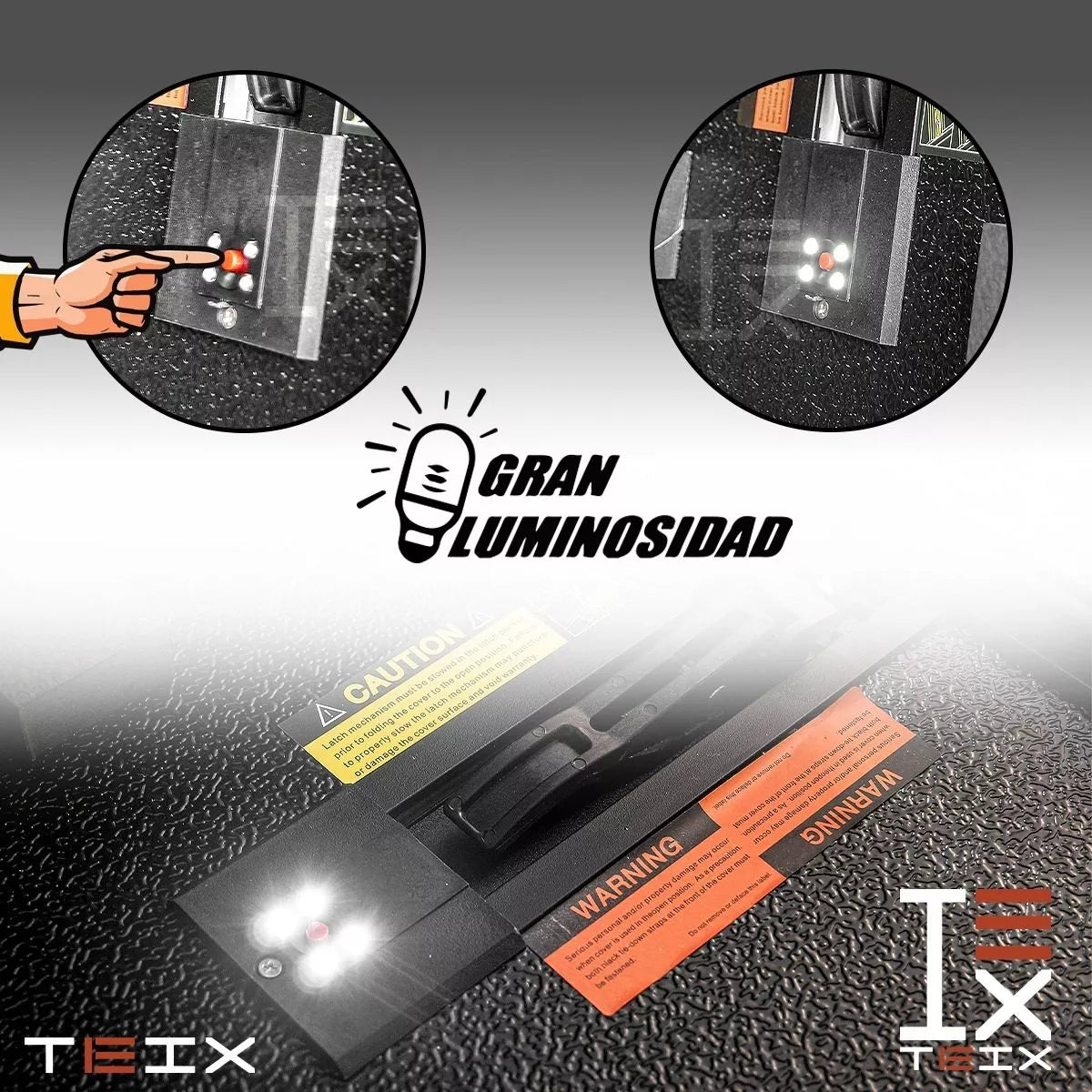 TAPA PARA CAJA TIPO AGENCIA PARA NISSAN NP300 FRONTIER 2016 A 2022