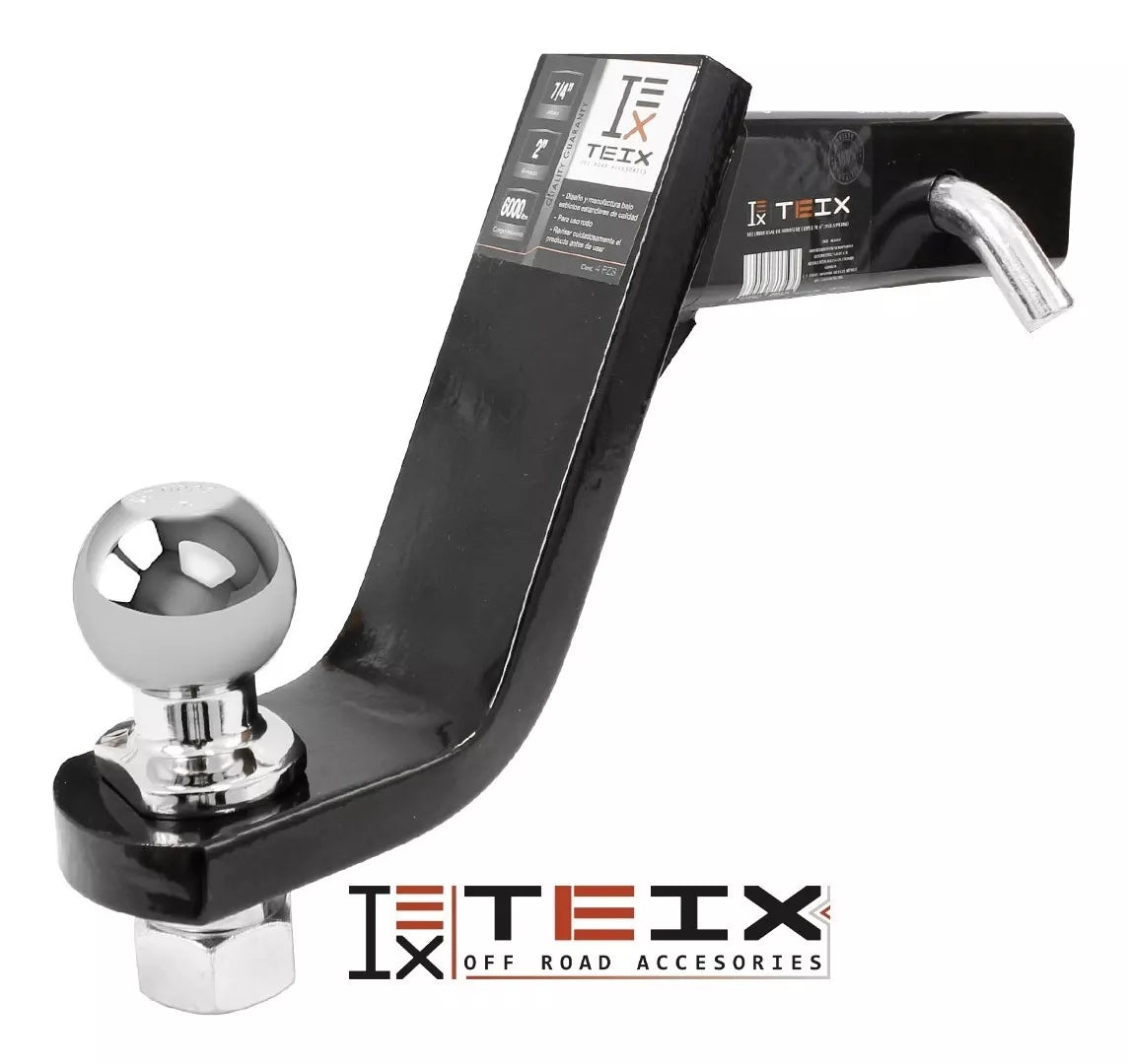 ACOPLAMIENTO DE ENGANCHE PARA AUTOMOVIL NEGRO DROP 6