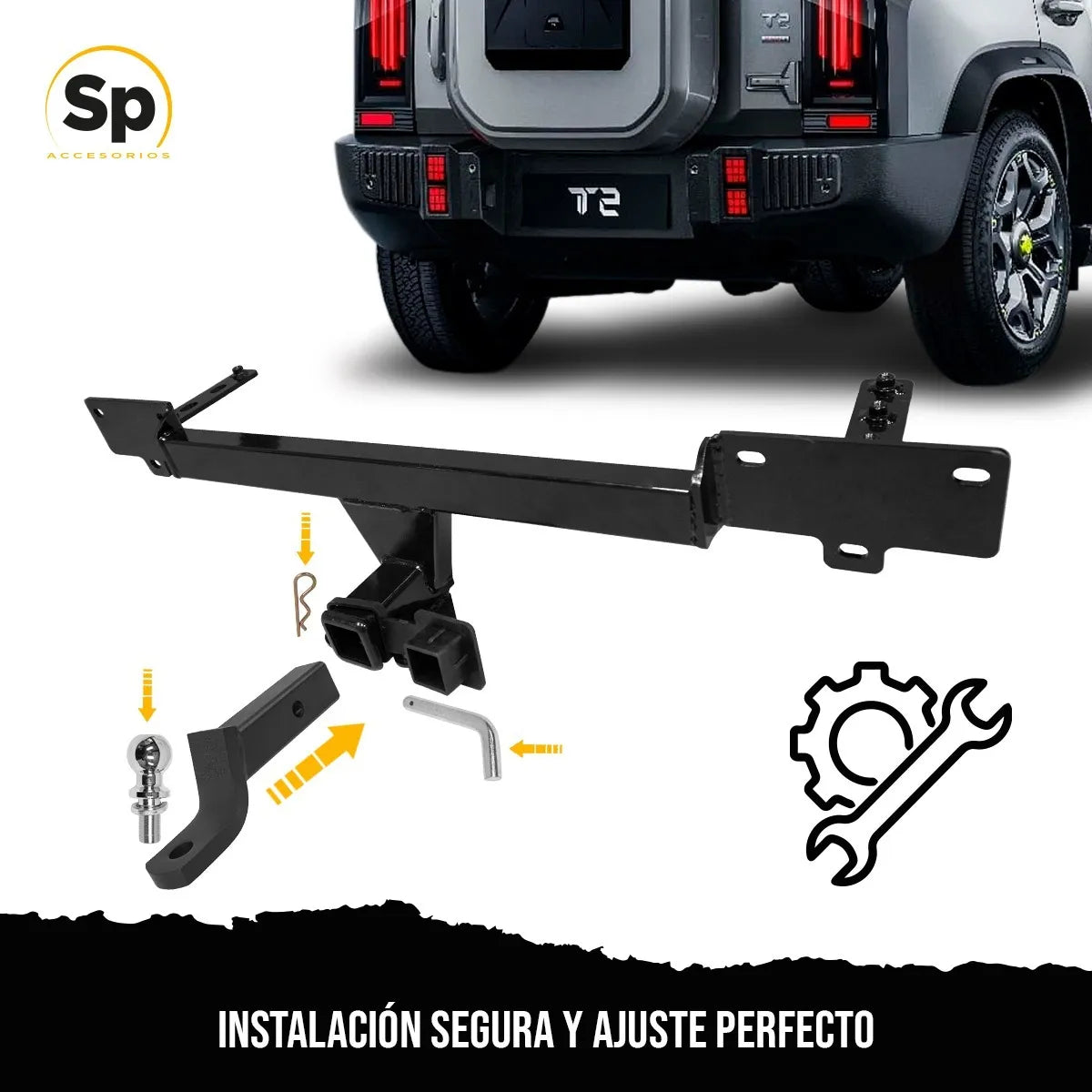 Barra De Tiron Con Diseño Exacto Para Jetour T2 2024+