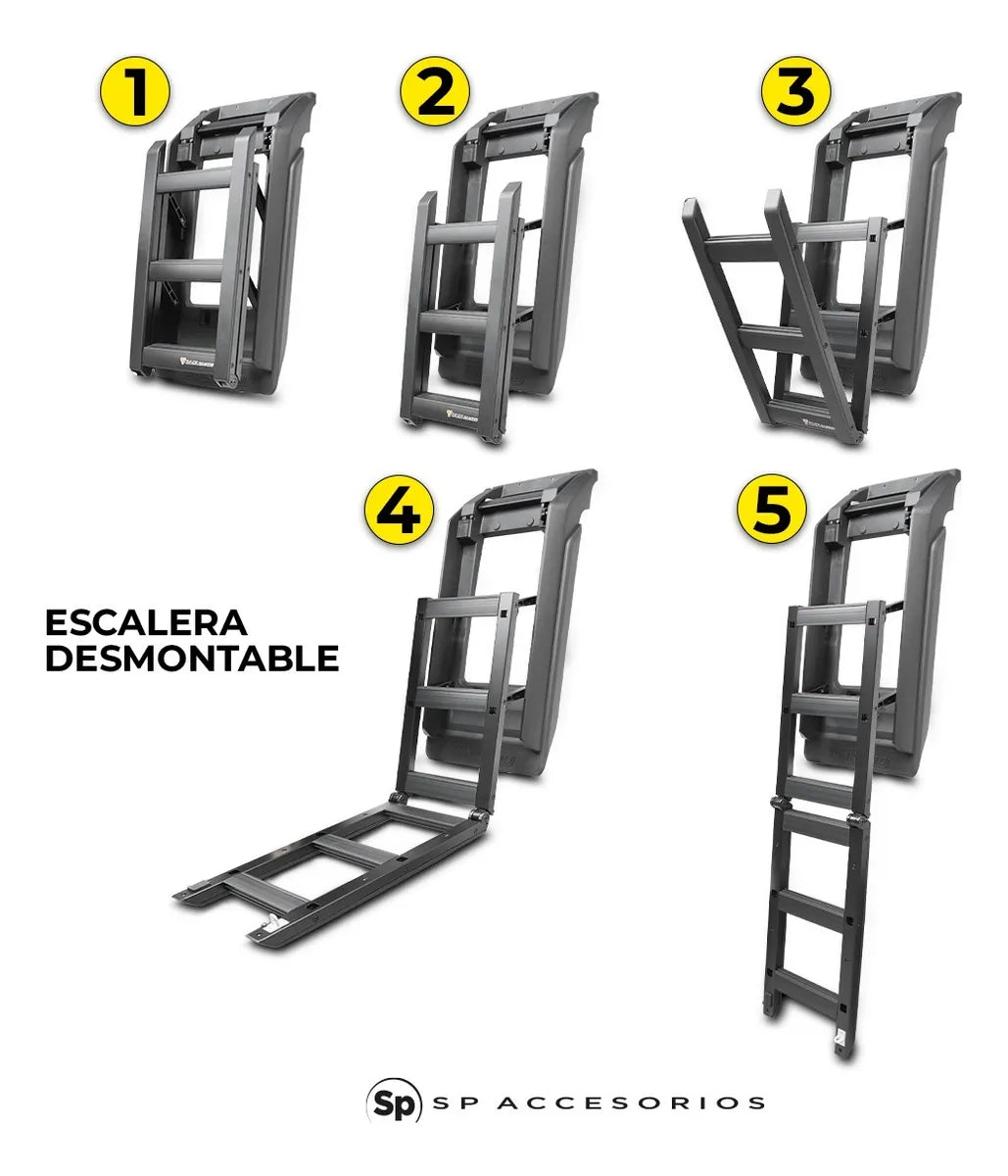 Portaequipaje Con Escalera De Acero Para Tank300 2024+