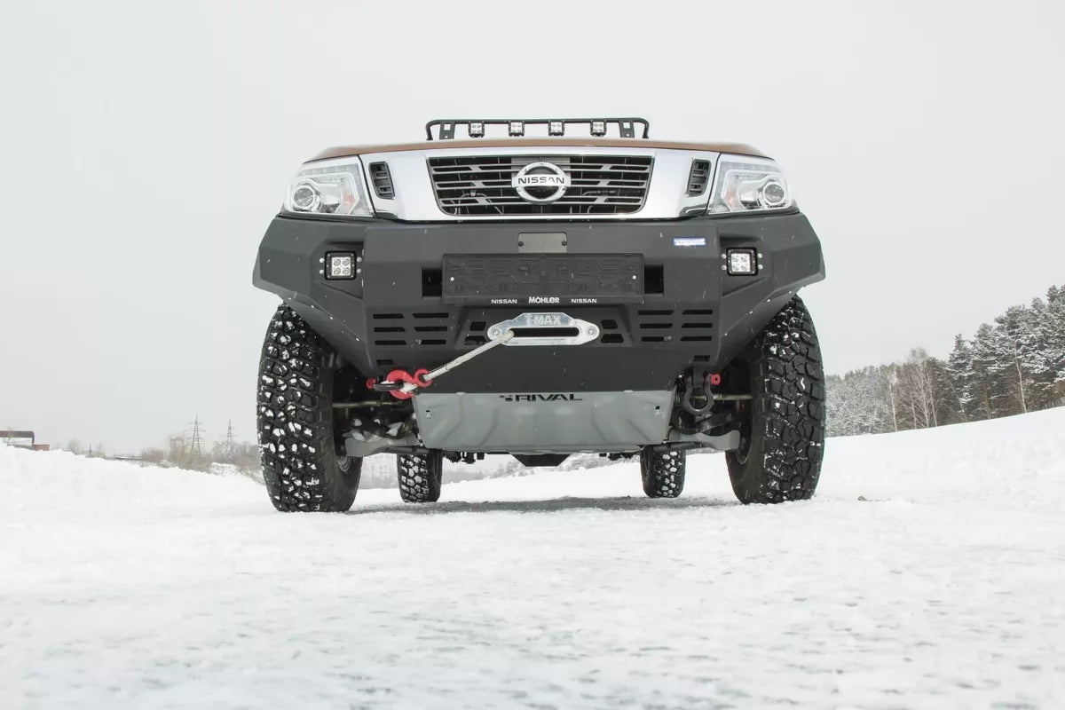 DEFENSA DELANTERA RIVAL PARA NISSAN NP300 FRONTIER 2016 A 2020