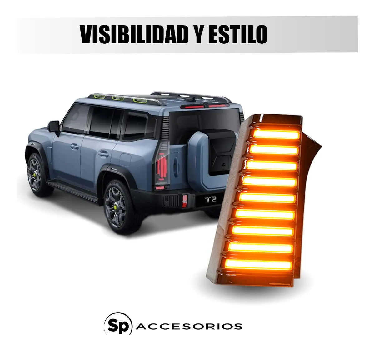 Calaveras traseras para JETOUR T2 2024