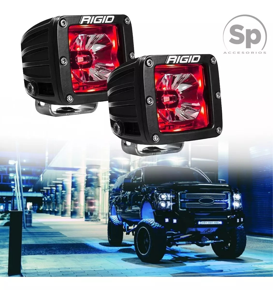 PAR DUALLYS RIGID INDUSTRIES RADIANCE CAMIONETA RZR CAN AM MOTO