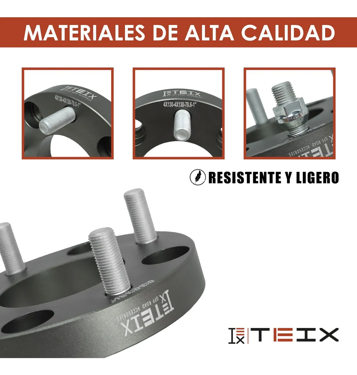 Espaciadores Vw Vocho 1 Gris 4x130 14x1.5 78.6mm