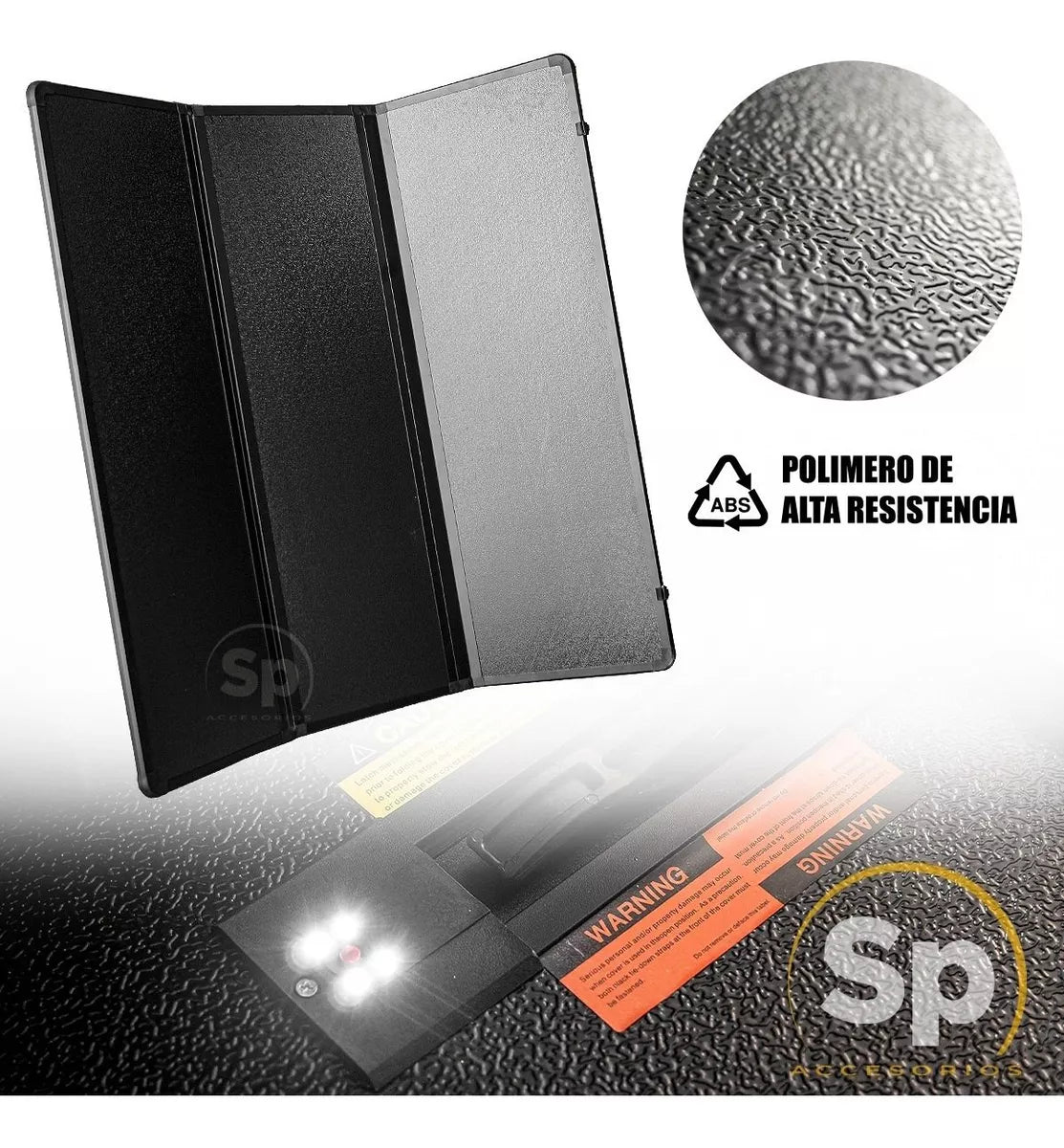 TAPA BATEA 3 PLIEGUES HARD 3-FOLD PARA FORD F150 2021 - 2023