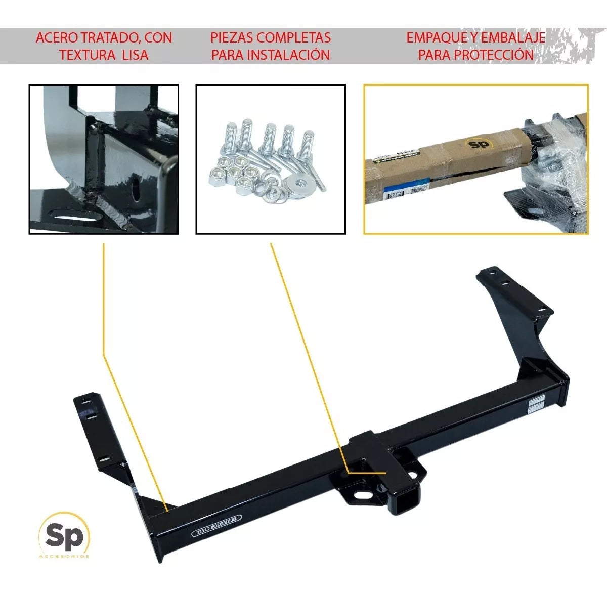 KIT ARRASTRE TIRON JALON Y COPLE BOLA PARA TOYOTA HILUX 2016 A 2020